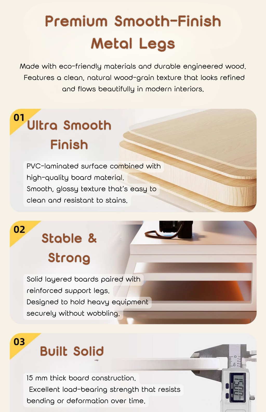 Double-Layer Monitor Stand