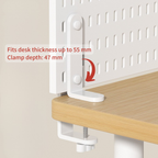 Modular Desk Pegboard Organizer