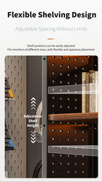 Monitor Stand with Pegboard Side Panels