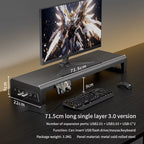 Multi-Functional Metal Monitor Riser (700mm)