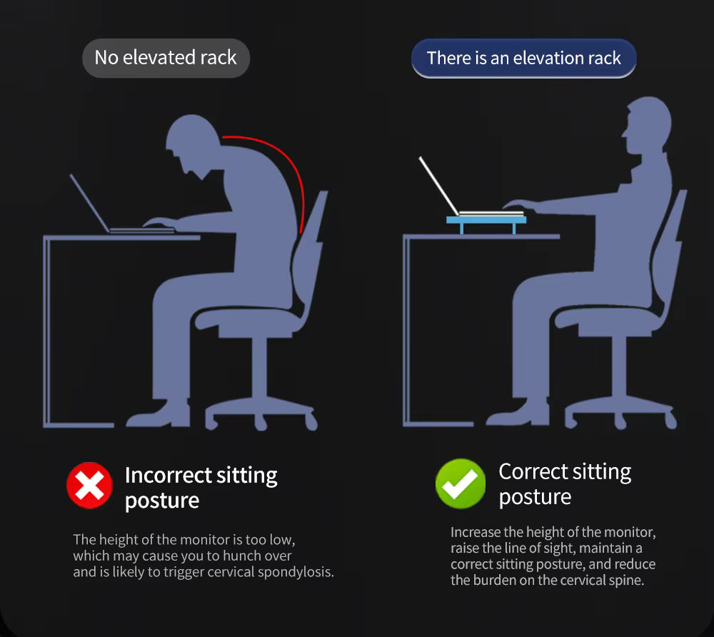 Multi-Functional Metal Monitor Riser (700mm)