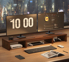 Rotating & Extendable Wooden Monitor Riser