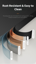 Monitor Stand with Pegboard Side Panels