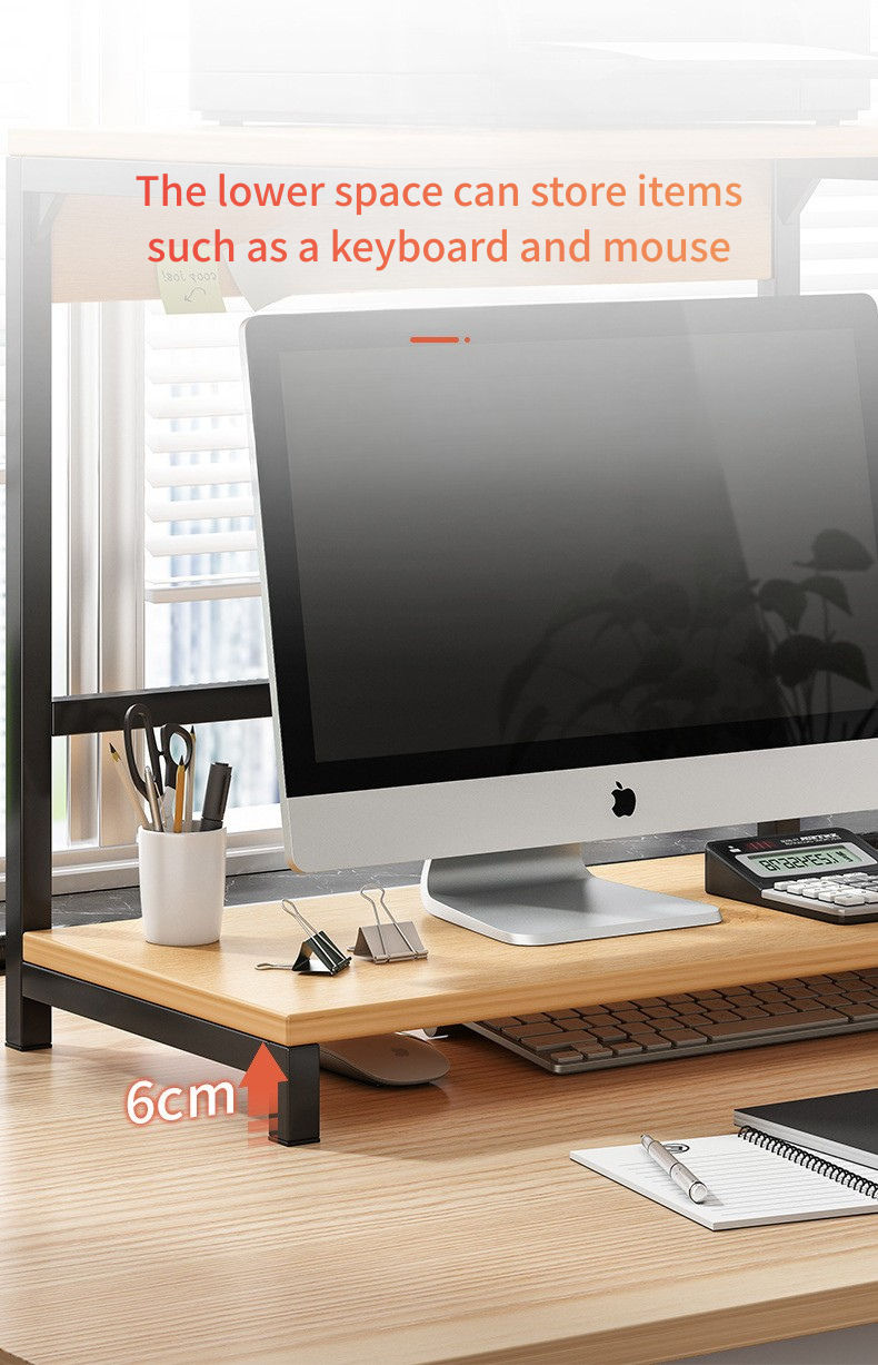 Desk Shelf with Monitor Stand